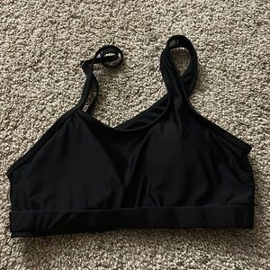 black bathing suit top from shein in size small